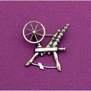 Vintage  Sterling Mid Century Spindle Sterling Silver Brooch by BEAU-STER - Q3